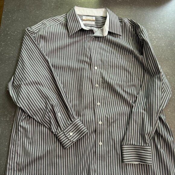 Roundtree & York Gold Label Men’s Dress Shirt - Picture 2 of 6